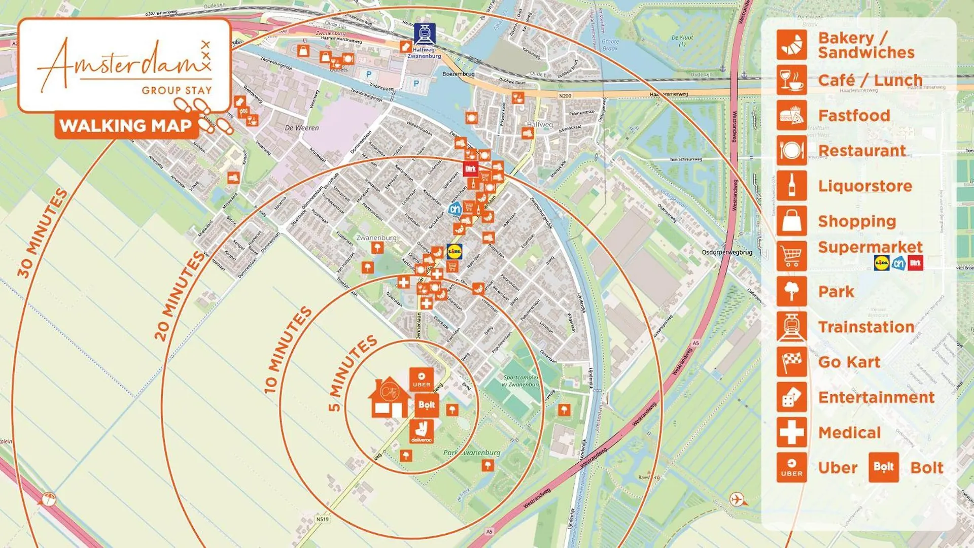 Amsterdam Group Stay - Jacuzzi, Sauna & Cinema Zwanenburg Vakantiehuis
